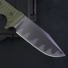 Miller Bros.BIsdes Knife M-8 Fixed Blade 5.12" Z-WEAR Drop Blade, G10 Handles