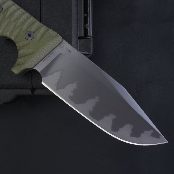 Miller Bros.BIsdes Knife M-8 Fixed Blade 5.12" Z-WEAR Drop Blade, G10 Handles