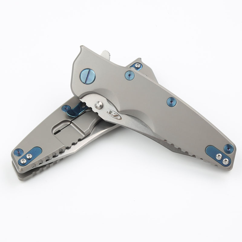 ZT 0392 Knife Flipper 3.5" CTS-204P Folding Blade, TC4 Handles