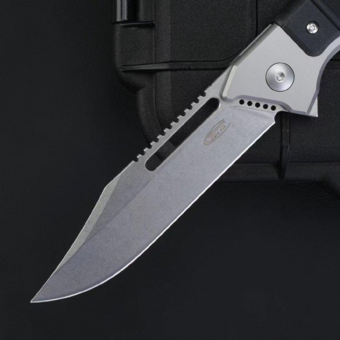 ZT 0223 Knife Tim Galyean Flipper 3.54" CPM-20CV Blade, Glass Fiber Handles