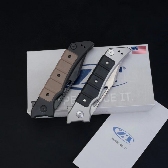 ZT 0223 Knife Tim Galyean Flipper 3.54" CPM-20CV Blade, Glass Fiber Handles