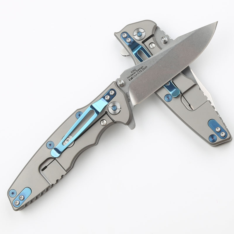 ZT 0392 Knife Flipper 3.5" CTS-204P Folding Blade, TC4 Handles