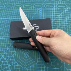Boker Plus Kwaiken Knife AUTO Folding 3.5" 154CM Blade, Black Aluminum Handles