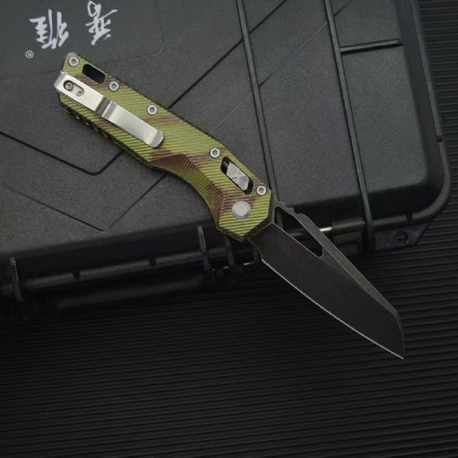 MT MSI RAM-LOK Knife Manual Folding 3.42" M390MK Plain Blade, G10 Handles, AXIS Lock