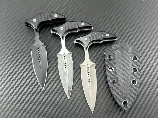 MT Micro Knife Technology Sword emblem, Hand Prick