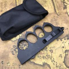 CS 1918 Boxing Knuckles Knifes Auto Folding Knife 3.62" 440c Plain Blade, Zinc Alloy Handles