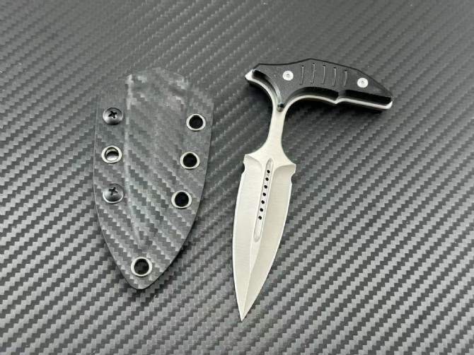 MT Micro Knife Technology Sword emblem, Hand Prick