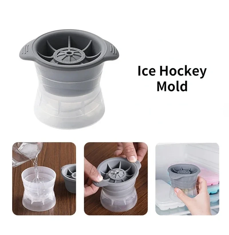 6 cm Big Size Round Ice Cube Tray Makers Home and Bar Party Kitchen Whiskey Cocktail DIY Ice Cream From Ball Ice Molds Sphere