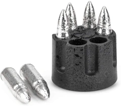 Stainless Steel Ice Stones Reusable Metal Ice Cubes Whiskey Stones Bullets