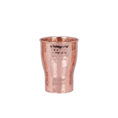 Copper Cup Hot Selling Classical Pure Moscow Hammered Cooper Mule Mug Copper Water Glass For Drinking