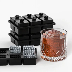 New Style Silicone Ice Ball Mold Silicone Ice Tray  Beautiful rhomboid Shaped Ball cube Ice Maker Mold