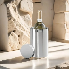 High Quality Stainless Steel Ice Bucket Double Walled Wine Chiller Wine Cooler Champagne Bucket