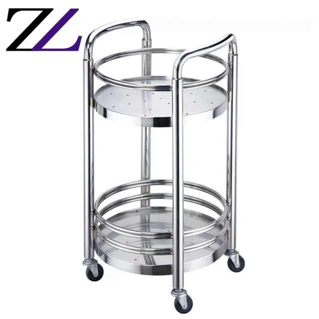 Beauty dining room hand luxury wood gold food tea cake dessert sweet service cart trolley for 3 tier bar hotel wooden trolley