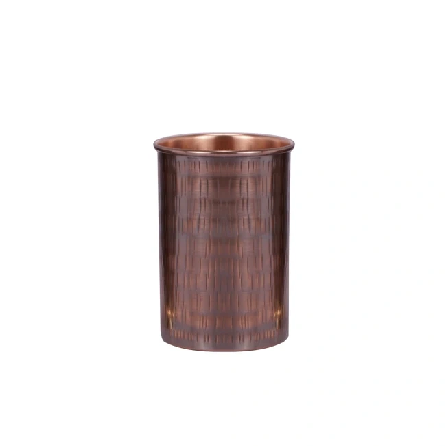 Copper Cup Hot Selling Classical Pure Moscow Hammered Cooper Mule Mug Copper Water Glass For Drinking