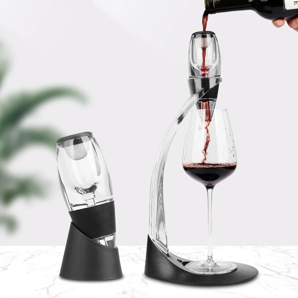Aerating Wine Instantly Speedy Wine Decanter Glass Wine Air Aerator Spout Pourer