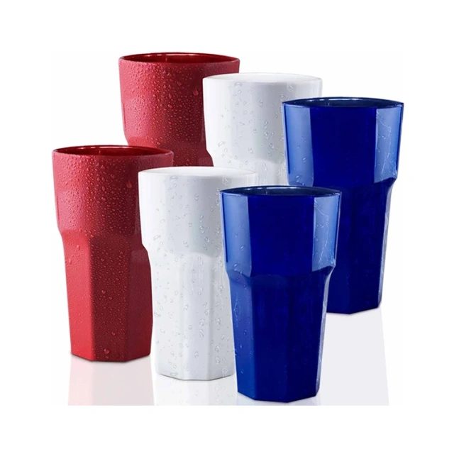 Hot Sale 12oz 350ml Food Grade Clear Plastic Beer Glasses Beer Tumbler Water Cup for Bar and Home