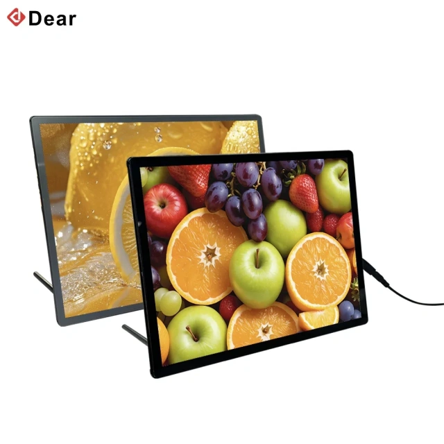 Hot Sale Led Luminous Menu Display Card Restaurant Menu Board Seated Table Top Bar Ultra Thin Menu Poster Light Box