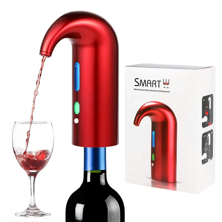 Multi-Smart Wine Aerator Dispenser Rechargeable Wine Decanter