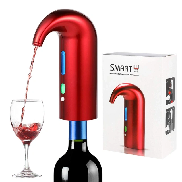 Multi-Smart Wine Aerator Dispenser Rechargeable Wine Decanter