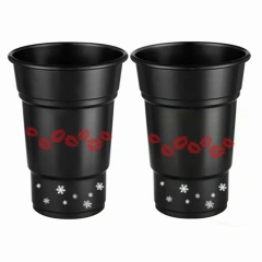 2021 new Aluminum Mug Cup wholesale 500ml single wall stackable aluminum beer cups cold drinking water bottles beer aluminum mug