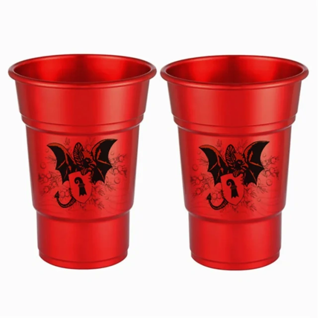 2021 new Aluminum Mug Cup wholesale 500ml single wall stackable aluminum beer cups cold drinking water bottles beer aluminum mug