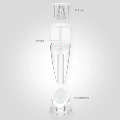 Wine Decanter Reusable Dispenser Magic Smart Aerating Spout Glasses Triangle Wine Aaerator Pourer