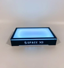 Led Acrylic wall Mounted Wine Racks LED Lighted Liquor Bottle Display Shelf LED Bar beer Shelves for Liquor