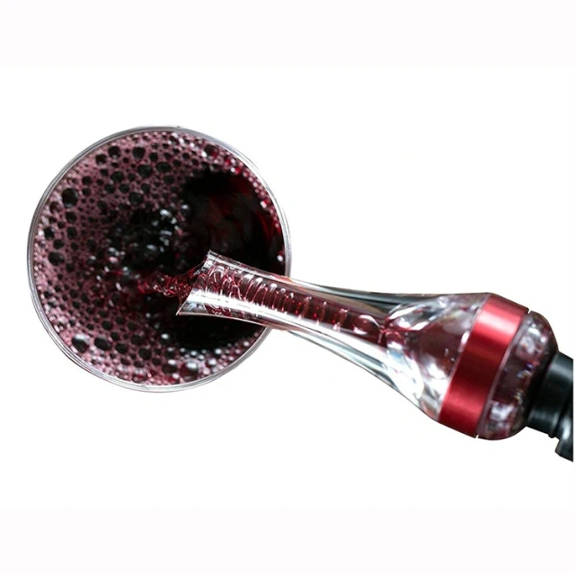 HUIJUE Factory Essential Wine Aerator Pourer Parrot Wine Aerating Pourer
