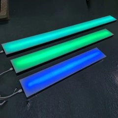 LED bar bottle display shelf 18" 24" 36" 48" wall mounted led acrylic floating wall shelf