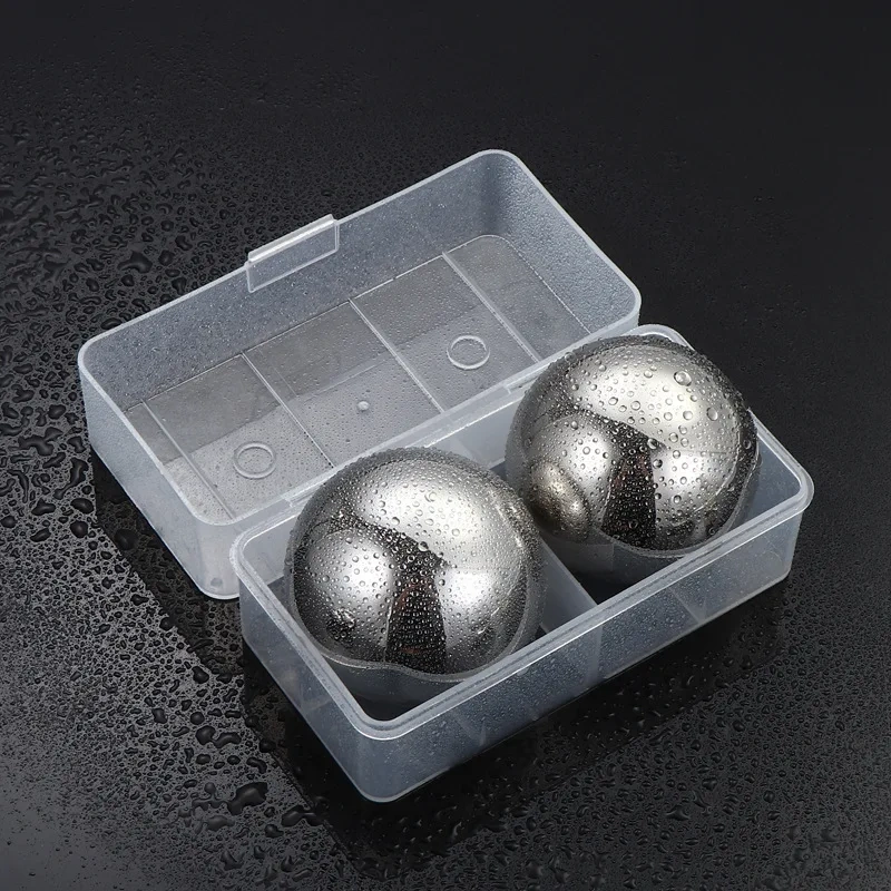 Stainless Steel 304 Ice Ball Metal Whiskey Cooling Chilling Stones Beverage Cooling Stones
