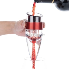 Bar Accessory Plastic Material Wine Decanter Aluminium Alloy Wine Aerator Pourer