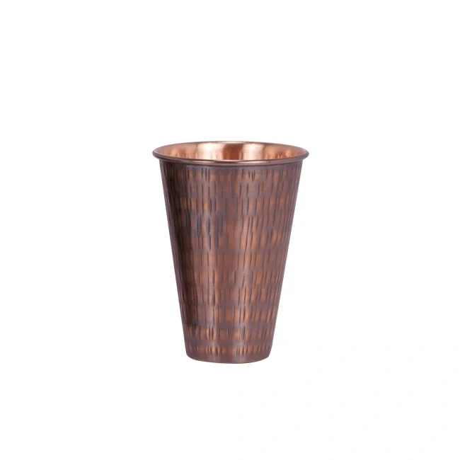 Copper Cup Hot Selling Classical Pure Moscow Hammered Cooper Mule Mug Copper Water Glass For Drinking