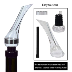 HUIJUE Factory Essential Wine Aerator Pourer Parrot Wine Aerating Pourer