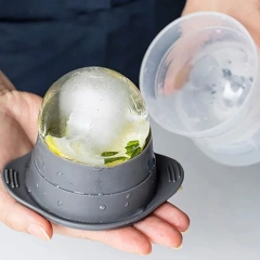 6 cm Big Size Round Ice Cube Tray Makers Home and Bar Party Kitchen Whiskey Cocktail DIY Ice Cream From Ball Ice Molds Sphere