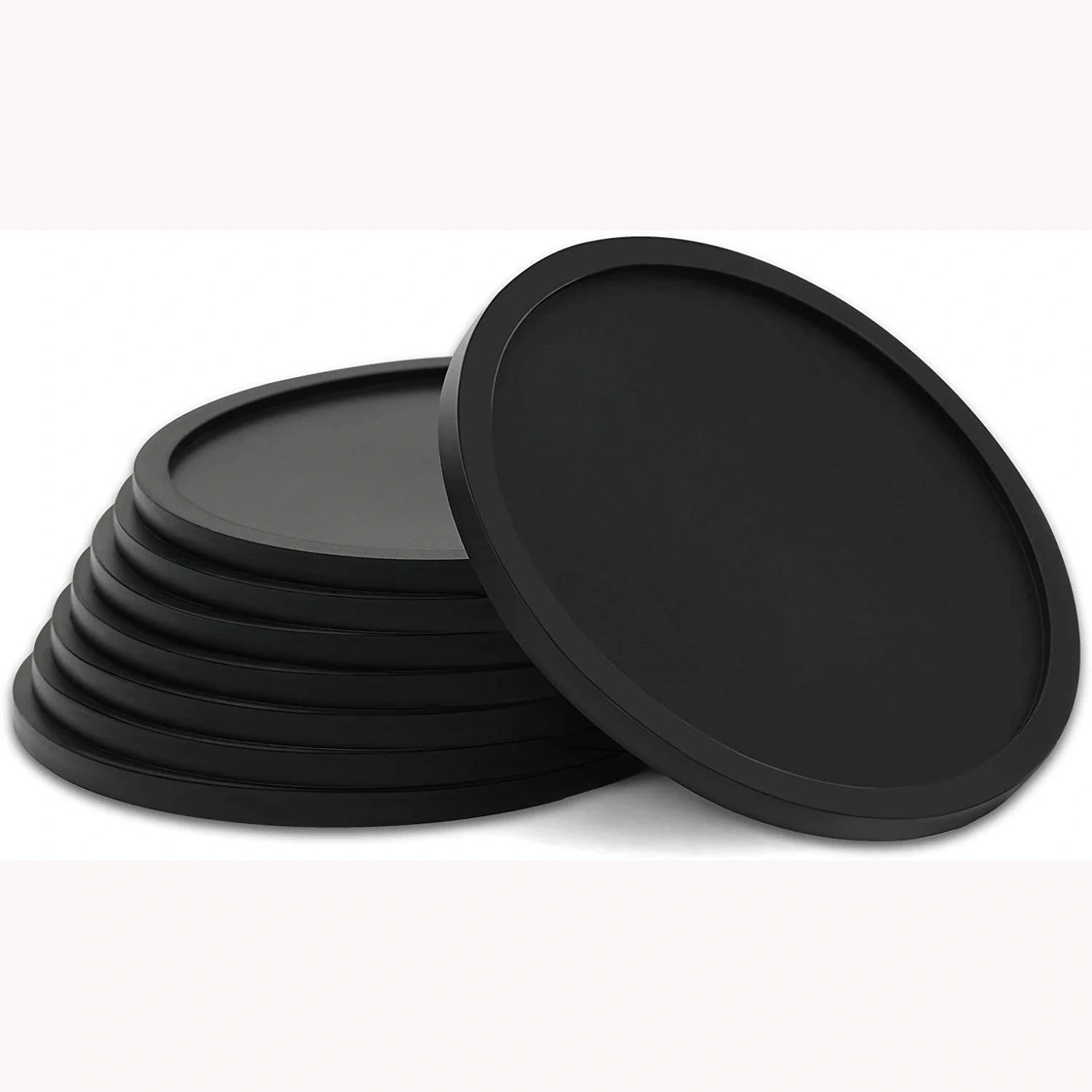 set of 8 table beverage mug silicone drink coaster for any table use