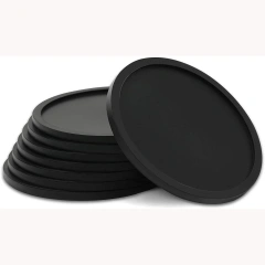 set of 8 table beverage mug silicone drink coaster for any table use