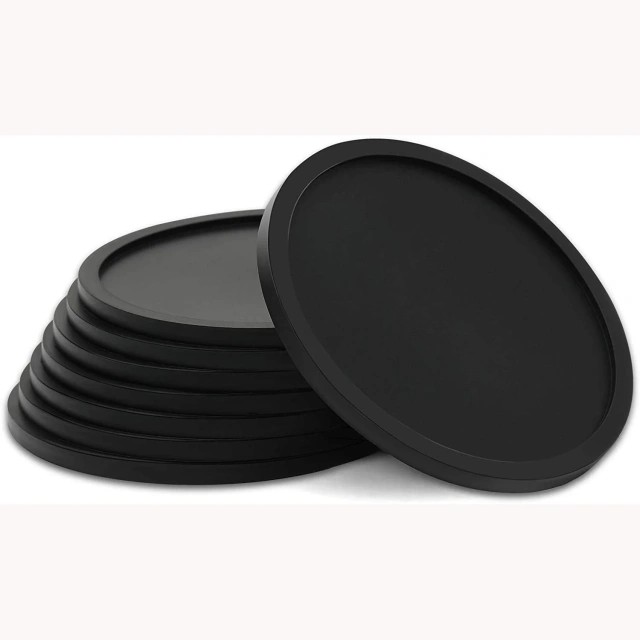set of 8 table beverage mug silicone drink coaster for any table use