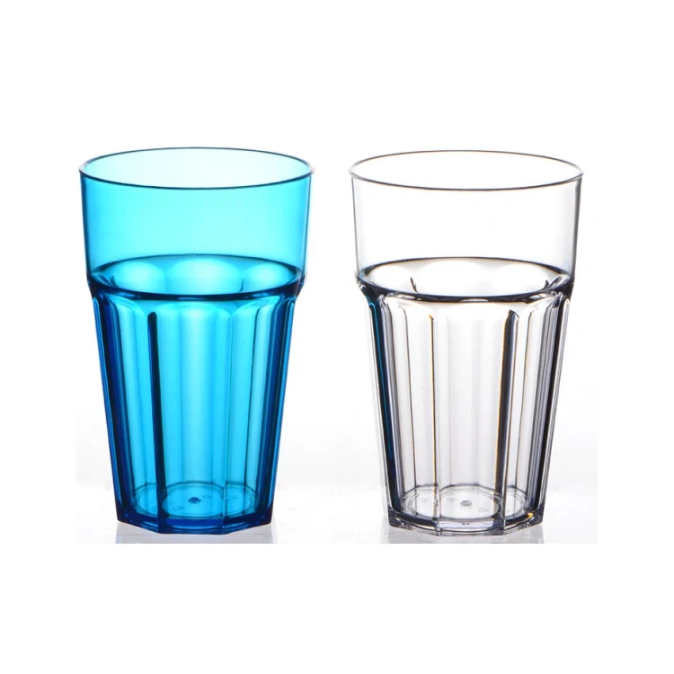 Hot Sale 12oz 350ml Food Grade Clear Plastic Beer Glasses Beer Tumbler Water Cup for Bar and Home
