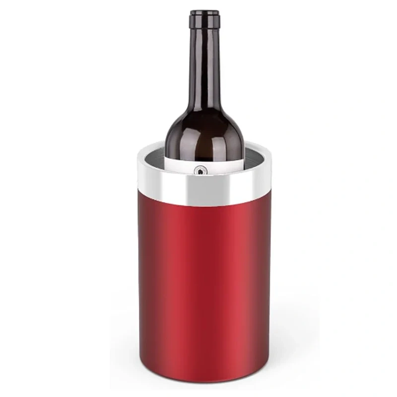 High Quality Stainless Steel Ice Bucket Double Walled Wine Chiller Wine Cooler Champagne Bucket