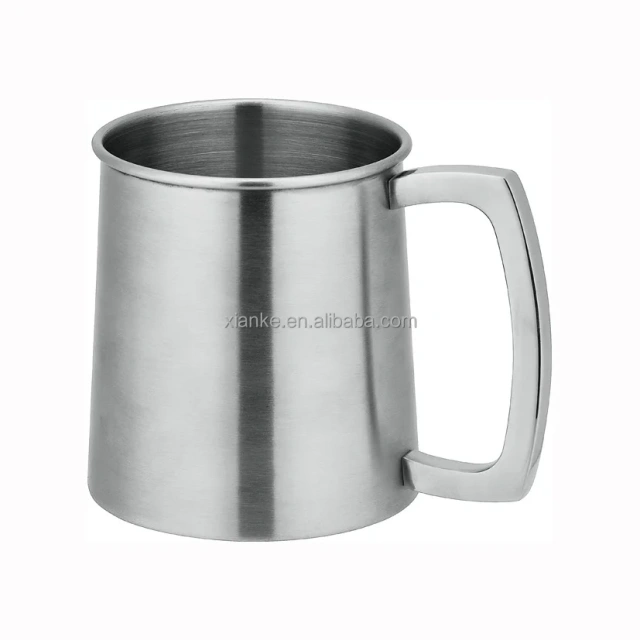 Factory price stainless steel tea cup metal tin drinking cups beer mug