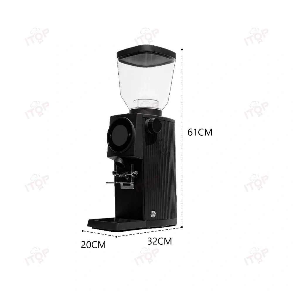 IT-GE83 Commercial Coffee Bean Grinder Plasma Static Elimination Design 83mm Flat Burr Electric Espresso Coffee Bean Miller,Commercial Coffee Machine Supplier | CE/UL Certified | ITOP Cafe,IT-GE83 Commercial Coffee Bean Grinder Plasma Static Elimination Design 83mm Flat Burr Electric Espresso Coffee Bean Miller