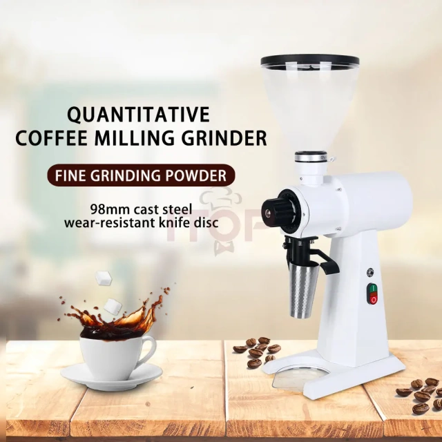 IT-C98pro-DD Quantitative Coffee Milling Grinder 98mm SUS420 Cast Steel Burr Metal Body Coffee Grinder for Espresso/Hand Brewed Powder,Commercial Coffee Machine Supplier | CE/UL Certified | ITOP Cafe,IT-C98pro-DD Quantitative Coffee Milling Grinder 98mm SUS420 Cast Steel Burr Metal Body Coffee Grinder for Espresso/Hand Brewed Powder