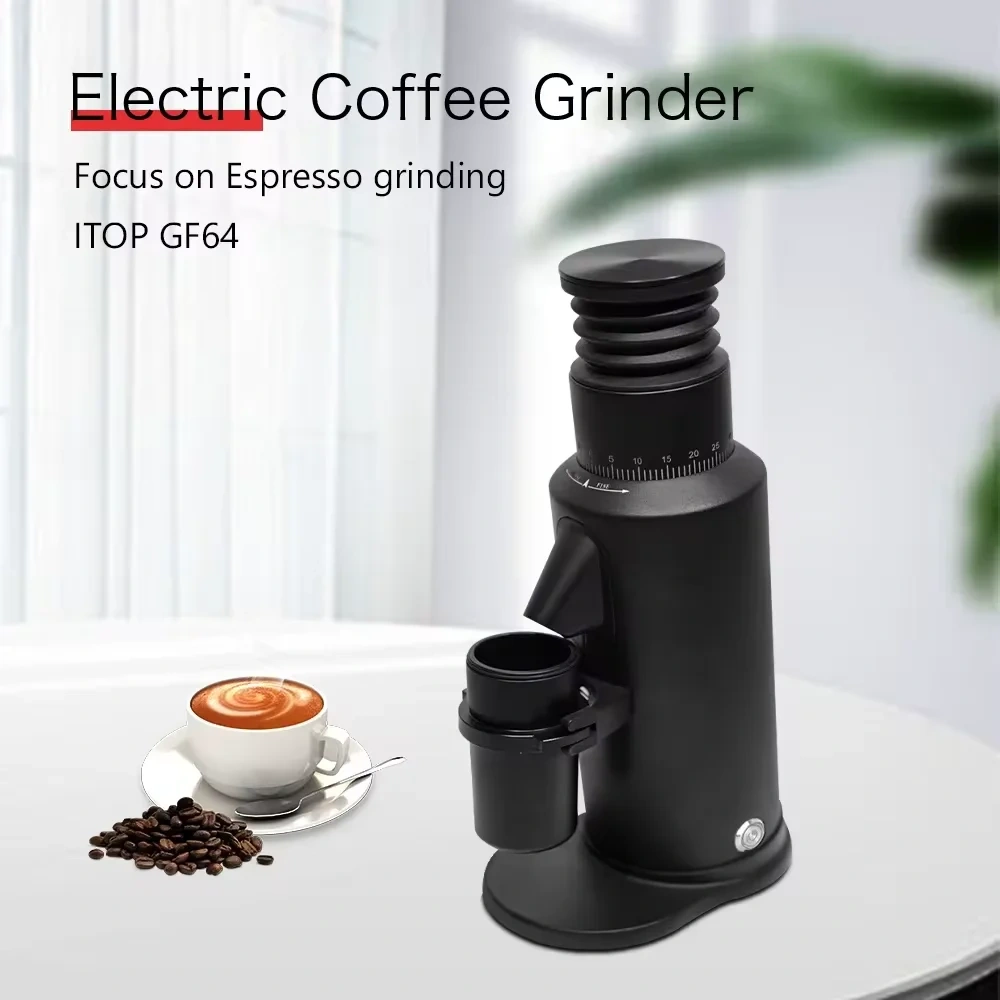 IT-GT64 Espresso Coffee Grinder Electric Quantitative Grinder 64mm Burr Coffee Bean Grinder Machine,Commercial Coffee Machine Supplier | CE/UL Certified | ITOP Cafe,IT-GT64 Espresso Coffee Grinder Electric Quantitative Grinder 64mm Burr Coffee Bean Grinder Machine