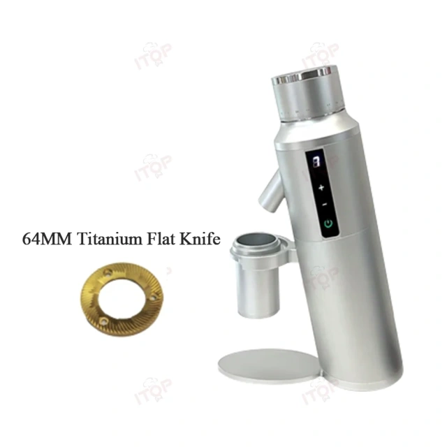 IT-CG07 Coffee Grinder 64mm Titanium Flat Knife Espresso Grinding Machine Electric Grinder with 7 Gear Variable Speed Grinding,Commercial Coffee Machine Supplier | CE/UL Certified | ITOP Cafe,IT-CG07 Coffee Grinder 64mm Titanium Flat Knife Espresso Grinding Machine Electric Grinder with 7 Gear Variable Speed Grinding