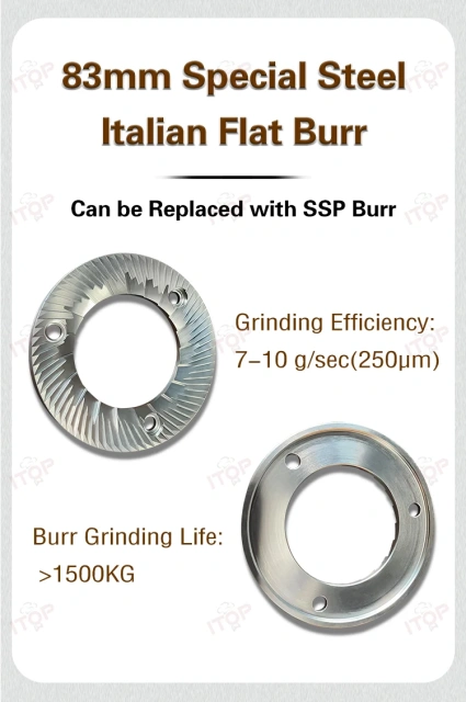 IT-GE83 Commercial Coffee Bean Grinder Plasma Static Elimination Design 83mm Flat Burr Electric Espresso Coffee Bean Miller,Commercial Coffee Machine Supplier | CE/UL Certified | ITOP Cafe,IT-GE83 Commercial Coffee Bean Grinder Plasma Static Elimination Design 83mm Flat Burr Electric Espresso Coffee Bean Miller