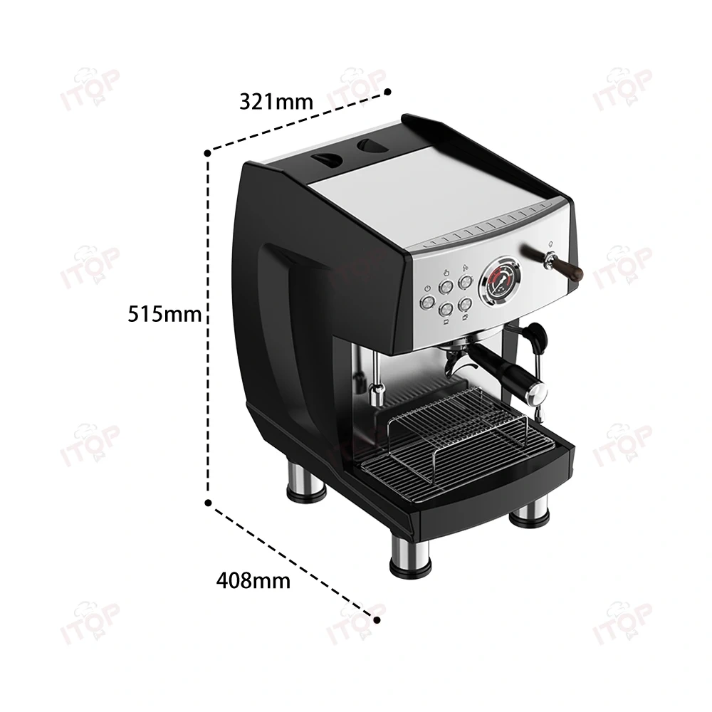 IT-CM-808 9Bar Commercial Espresso Coffee Maker 2 ULKA Pump 3 Boilers PID Temperature Control Semi-automatic Coffee Machine,Commercial Coffee Machine Supplier | CE/UL Certified | ITOP Cafe,IT-CM-808 9Bar Commercial Espresso Coffee Maker 2 ULKA Pump 3 Boilers PID Temperature Control Semi-automatic Coffee Machine
