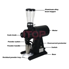 IT-C98PRO-DL-S EK43S Coffee Bean Grinder for Single Grinding Funnel Filter 98mm Stainless Steel/Titanium Coffee Grinder Thickness Adjusted,Commercial Coffee Machine Supplier | CE/UL Certified | ITOP Cafe,IT-C98PRO-DL-S EK43S Coffee Bean Grinder for Single Grinding Funnel Filter 98mm Stainless Steel/Titanium Coffee Grinder Thickness Adjusted