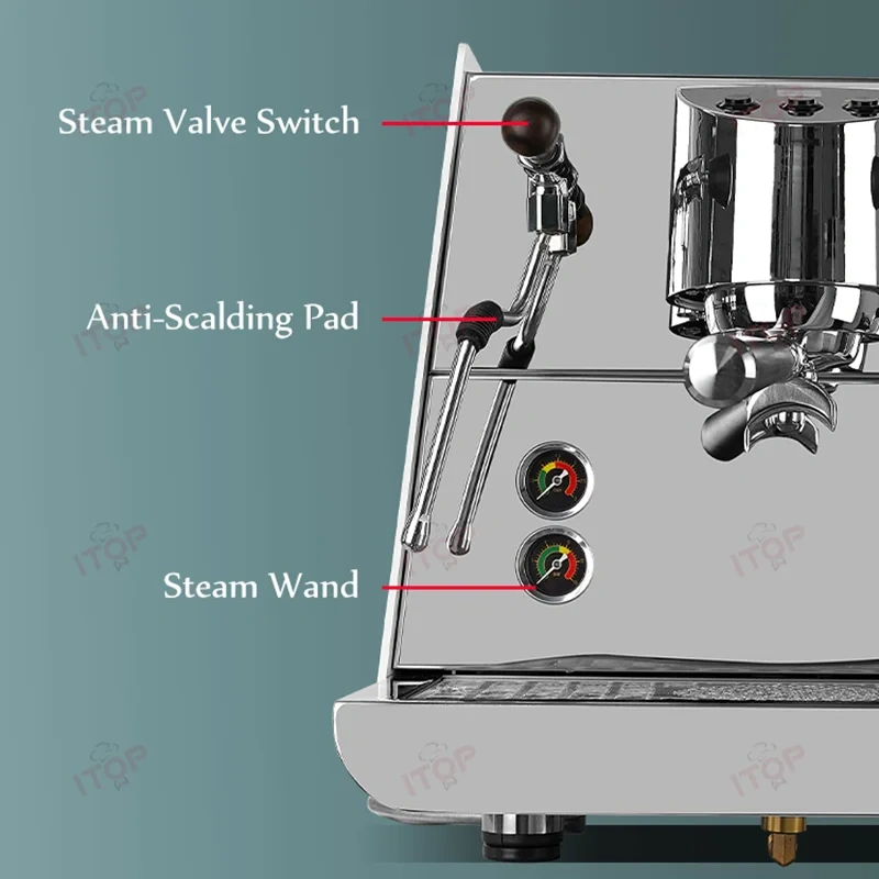 IT-BC-2 Semi-Automatic Coffee Machine Commercial Professional Coffee Machine Rotary Pump 6.6L Boiler Espresso Maker Tea Brewer,Commercial Coffee Machine Supplier | CE/UL Certified | ITOP Cafe,IT-BC-2 Semi-Automatic Coffee Machine Commercial Professional Coffee Machine Rotary Pump 6.6L Boiler Espresso Maker Tea Brewer