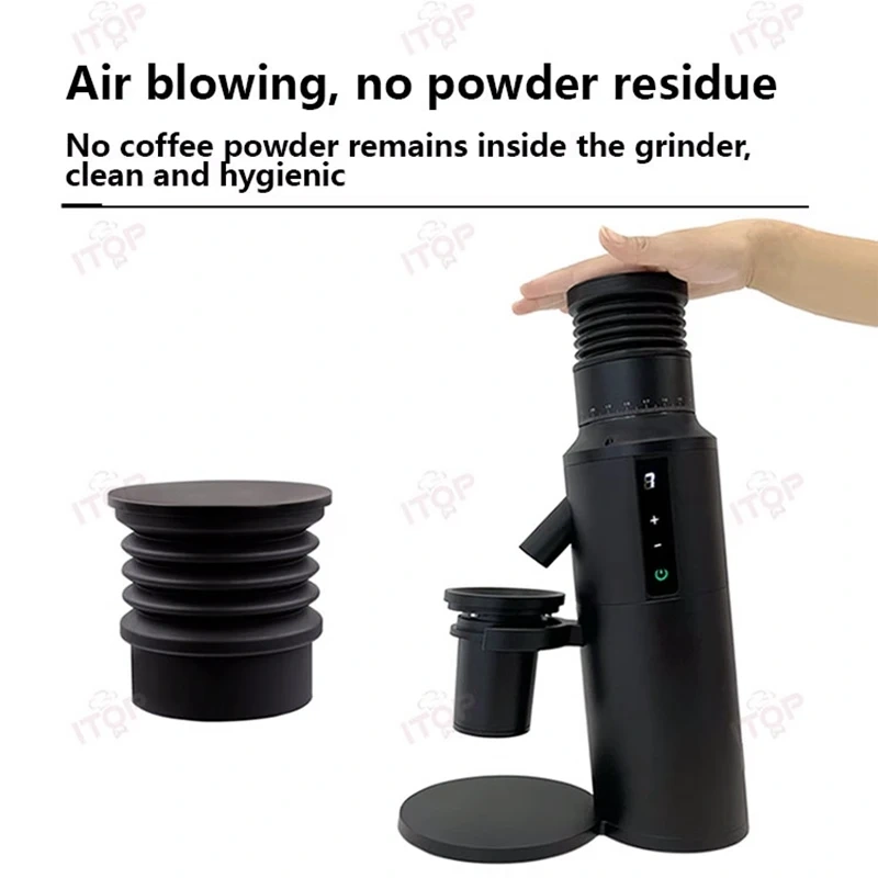 IT-CG07 Coffee Grinder 64mm Titanium Flat Knife Espresso Grinding Machine Electric Grinder with 7 Gear Variable Speed Grinding,Commercial Coffee Machine Supplier | CE/UL Certified | ITOP Cafe,IT-CG07 Coffee Grinder 64mm Titanium Flat Knife Espresso Grinding Machine Electric Grinder with 7 Gear Variable Speed Grinding
