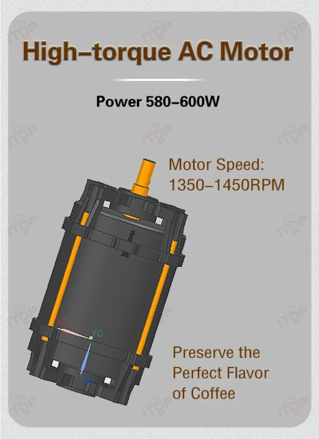 IT-GE83 Commercial Coffee Bean Grinder Plasma Static Elimination Design 83mm Flat Burr Electric Espresso Coffee Bean Miller,Commercial Coffee Machine Supplier | CE/UL Certified | ITOP Cafe,IT-GE83 Commercial Coffee Bean Grinder Plasma Static Elimination Design 83mm Flat Burr Electric Espresso Coffee Bean Miller
